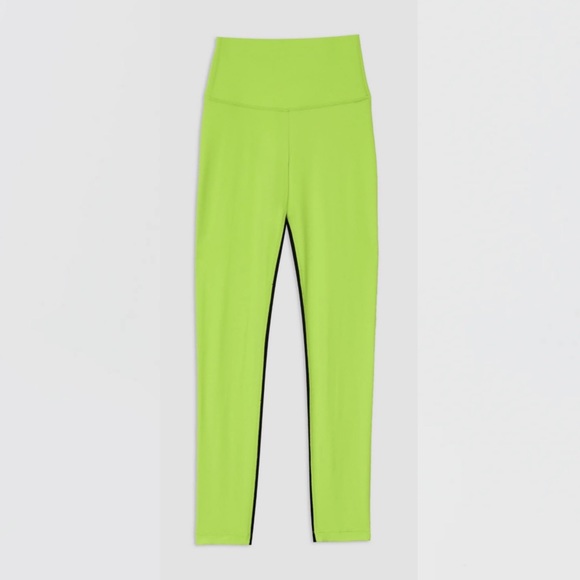 Splits59 Liya Airweight High Waist Legging, Neon Lime New - Picture 8 of 13